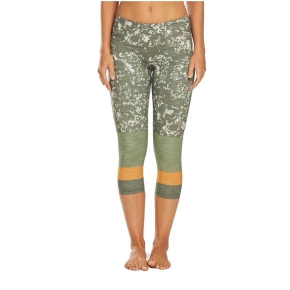[Prana] Olive Green Printed Leggings - Picture 5 of 6
